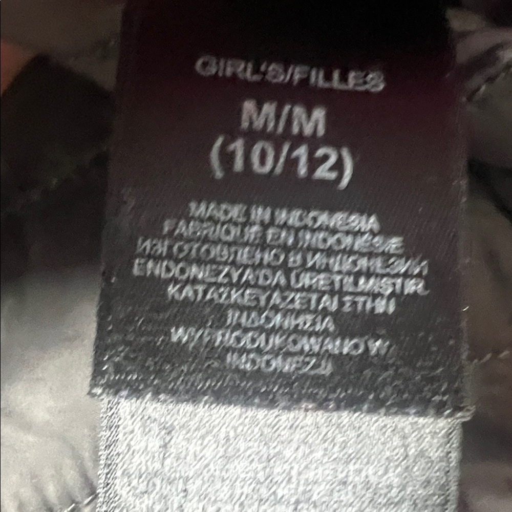 The North Face Kids' Gray and Pink Puffer Jacket - Picture 3 of 4